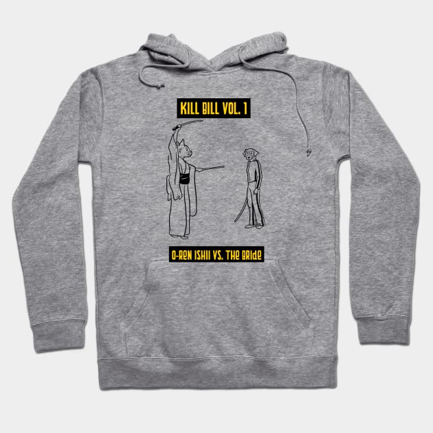 Kill Bill Cat vs. Dog Hoodie by LiunaticFringe